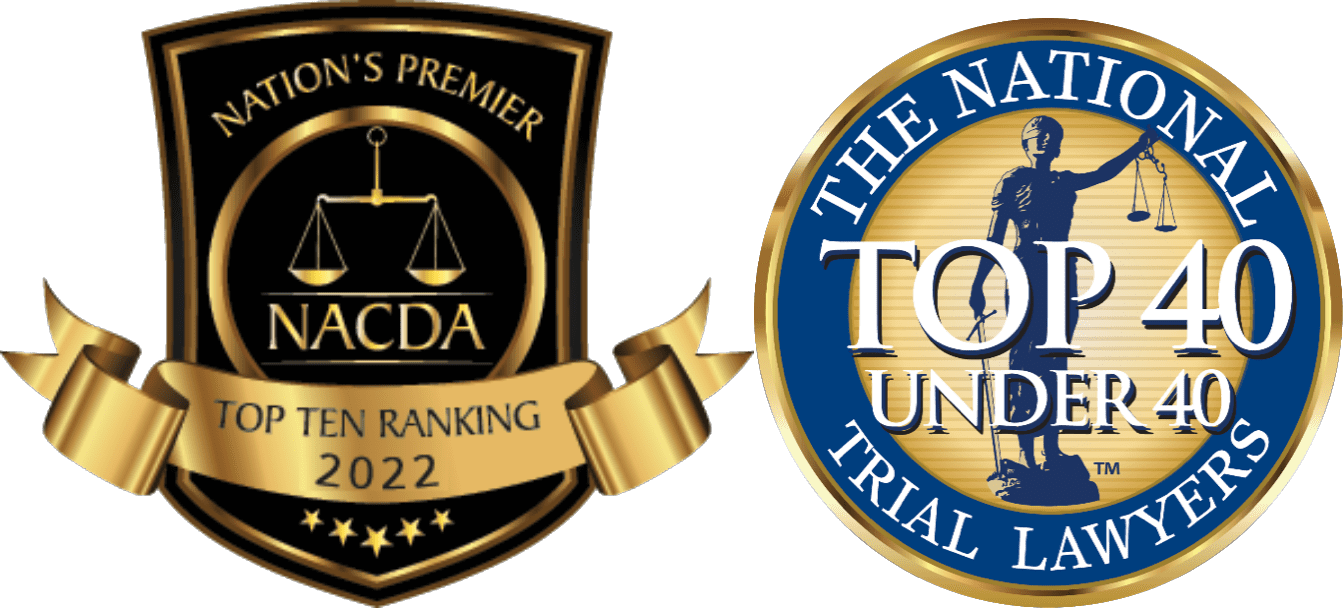 Attorney award and recognition badges, Logan-Thompson, P.C.